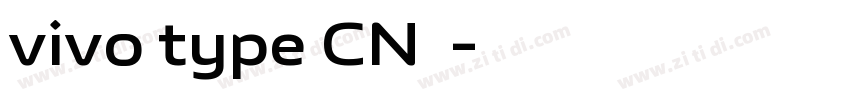 vivo type CN简字体转换